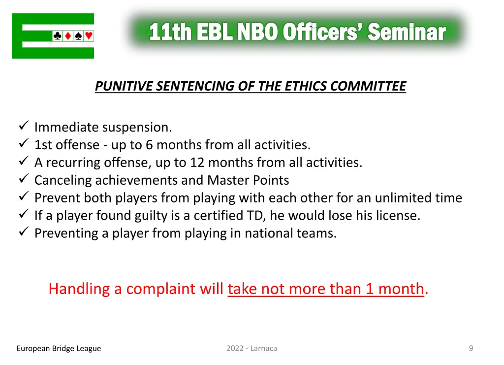 11th ebl nbo officers seminar 8