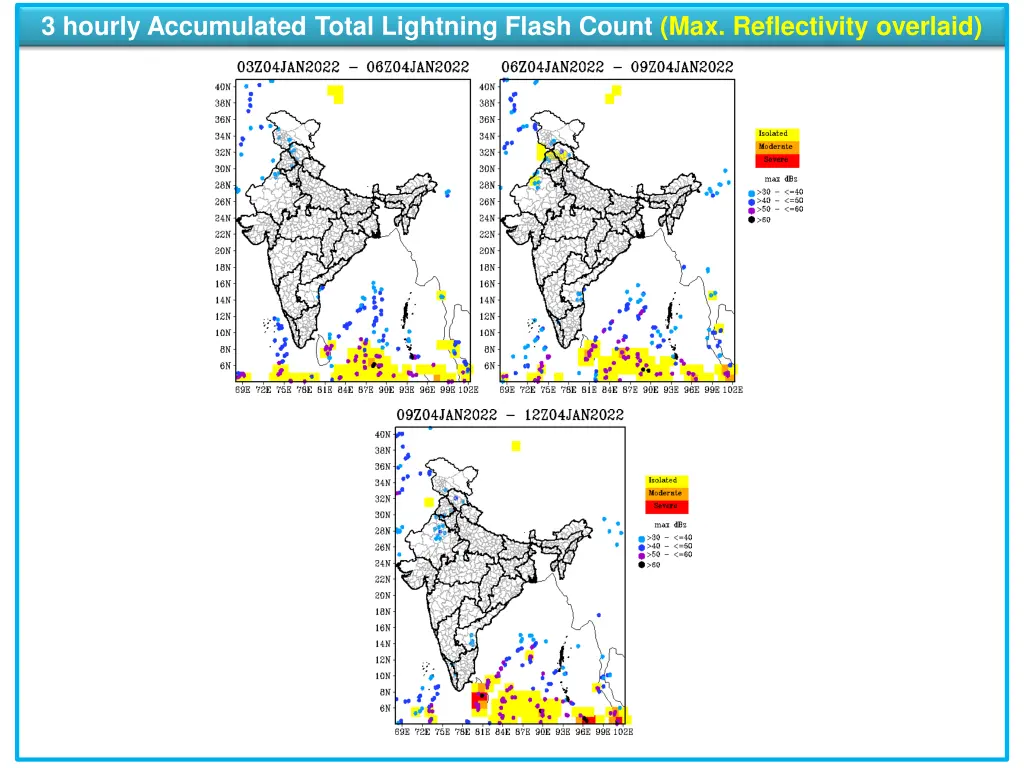 3 hourly accumulated total lightning flash count 3