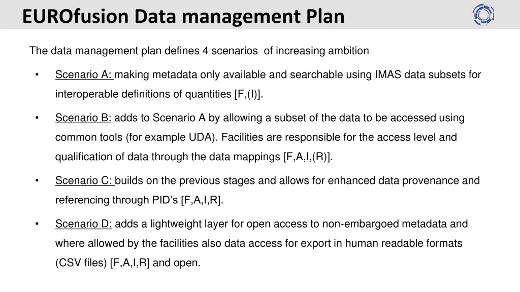 eurofusion data management plan