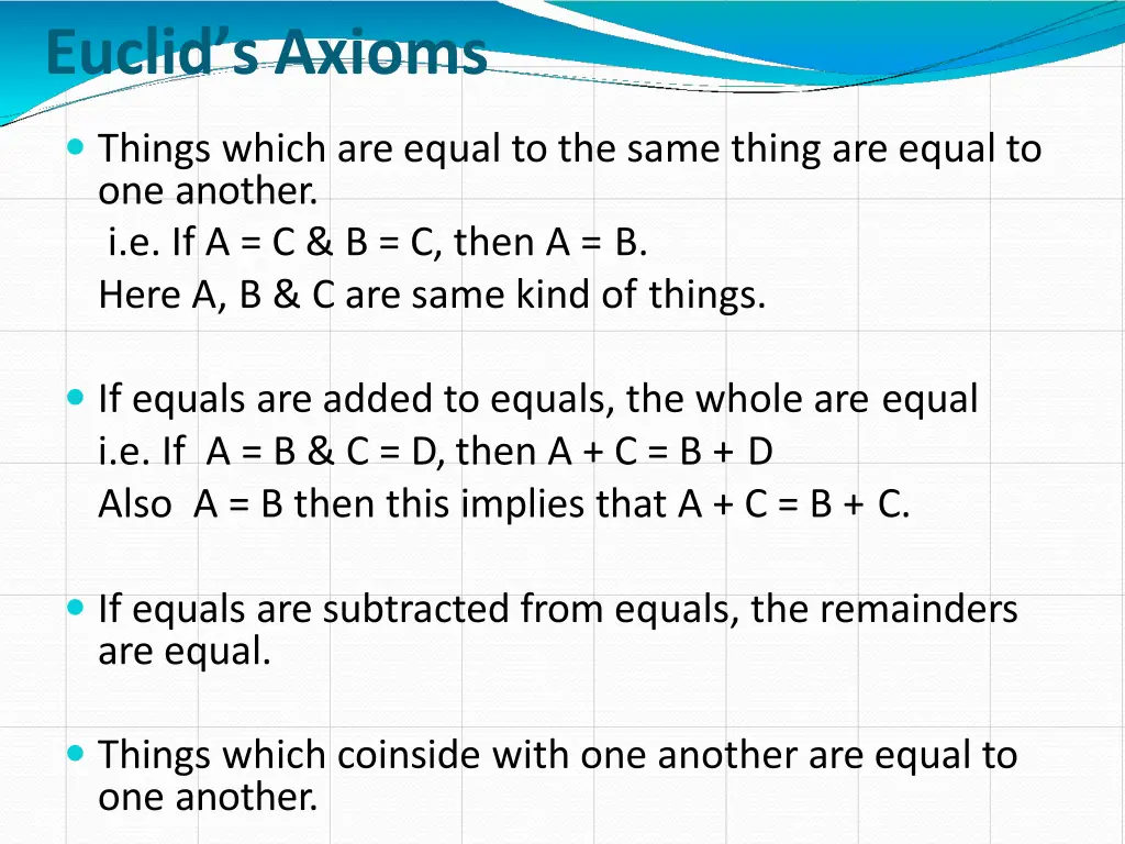 euclid s axioms