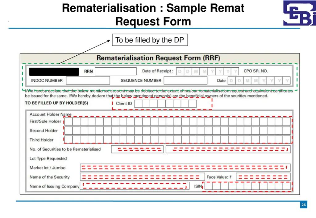 rematerialisation sample remat request form