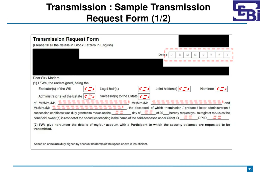 transmission sample transmission request form 1 2