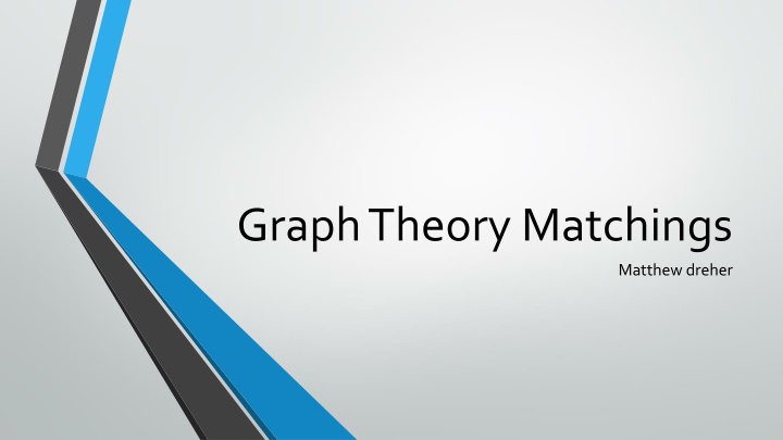 graph theory matchings