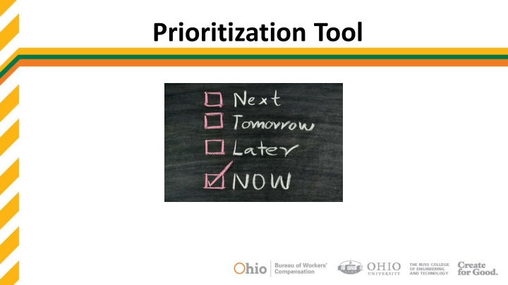 prioritization tool