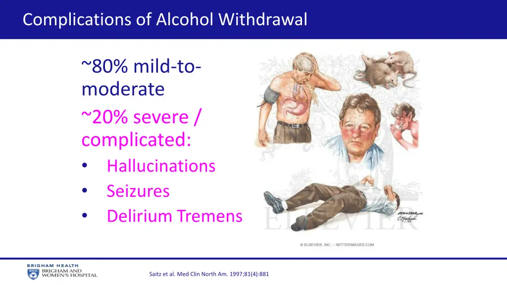 complications of alcohol withdrawal