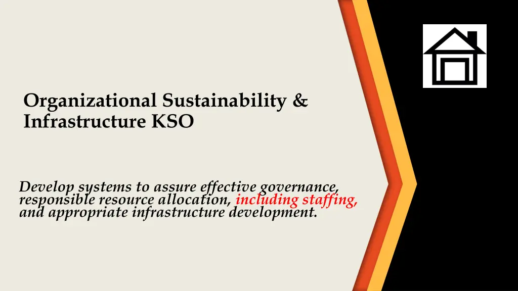 organizational sustainability infrastructure kso