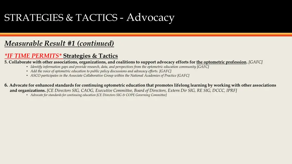 strategies tactics advocacy 2