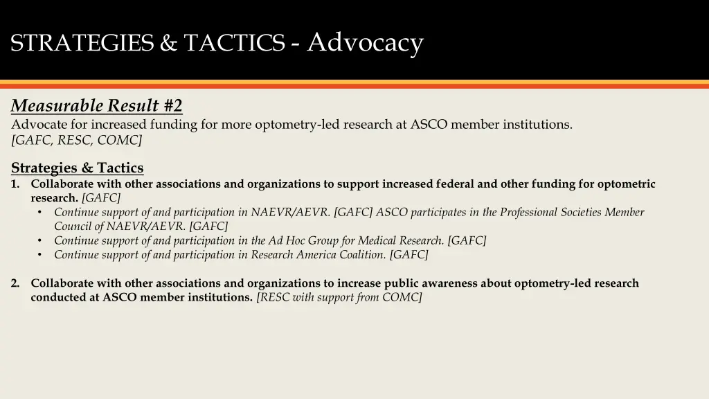 strategies tactics advocacy 3