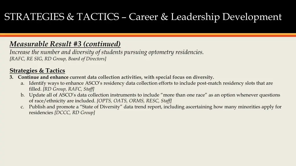 strategies tactics career leadership development 4