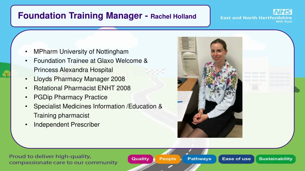 foundation training manager rachel holland