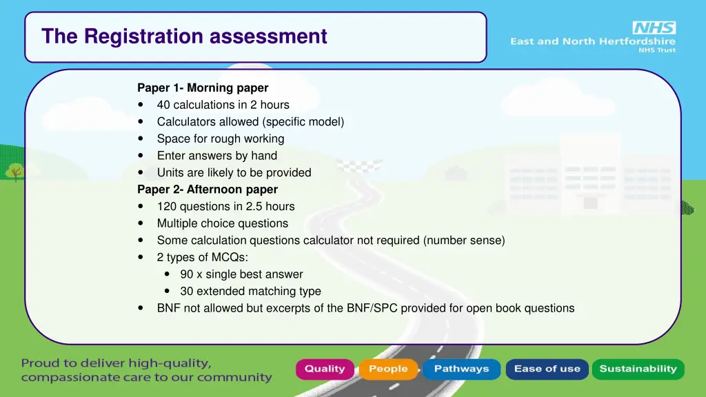 the registration assessment