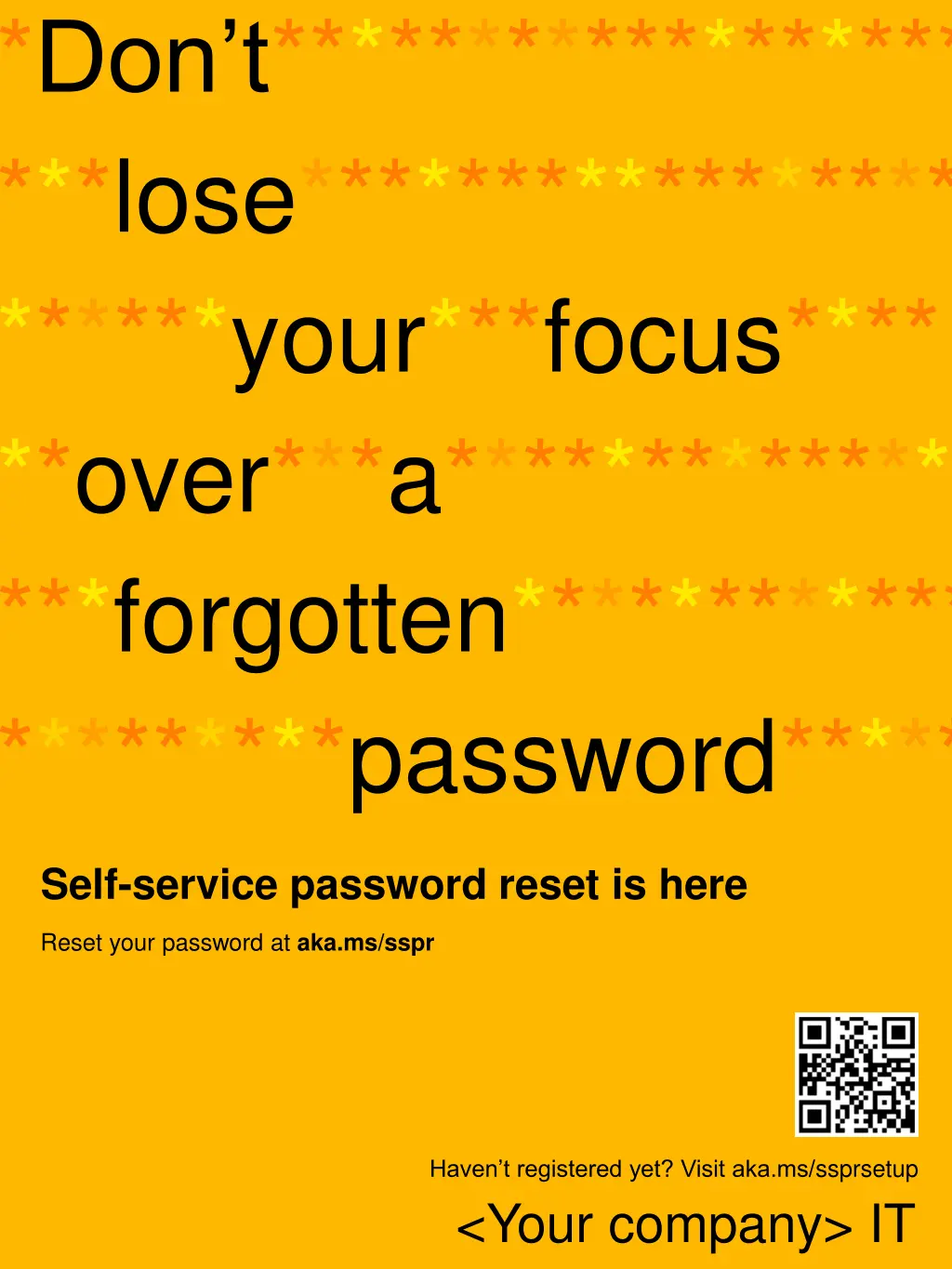 don t lose your focus over a forgotten password