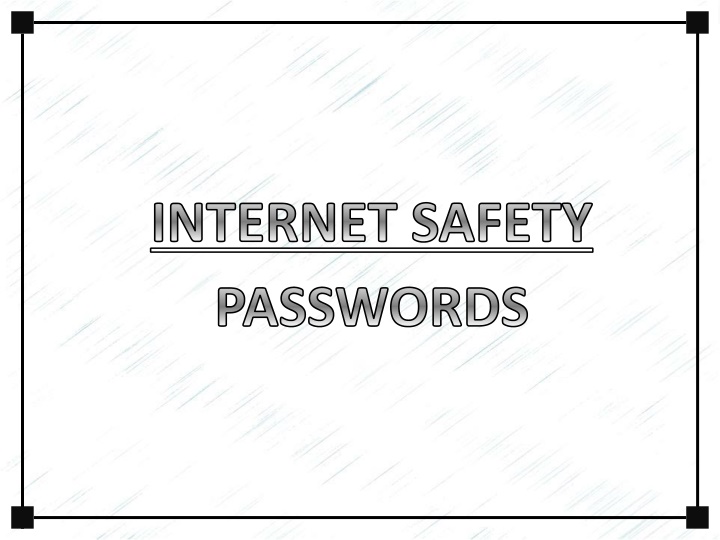 internet safety passwords