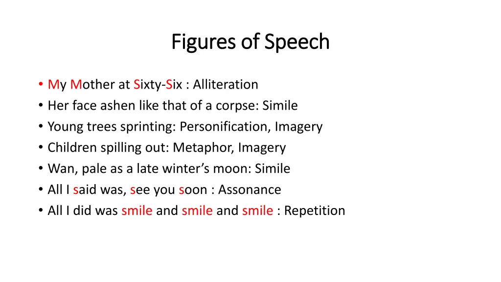 figures of speech figures of speech