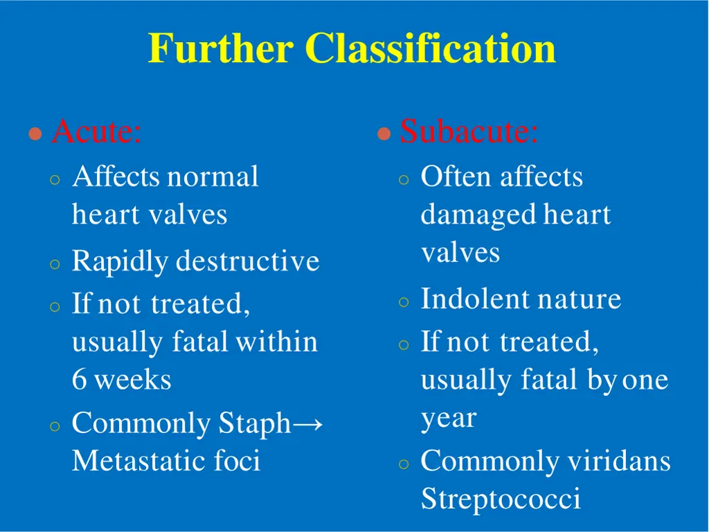 further classification