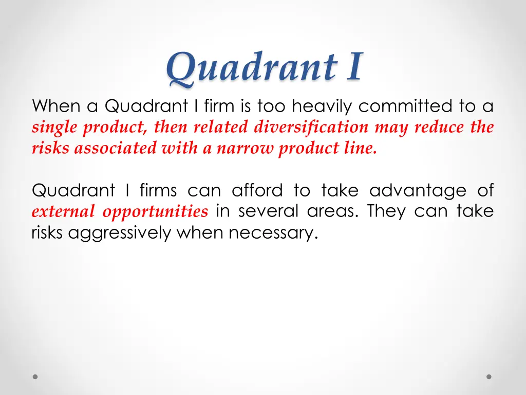 quadrant i