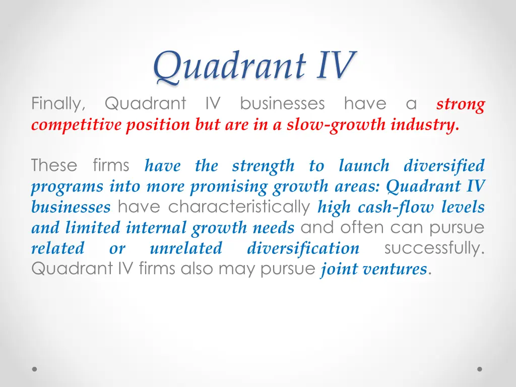 quadrant iv