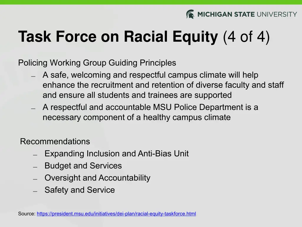 task force on racial equity 4 of 4