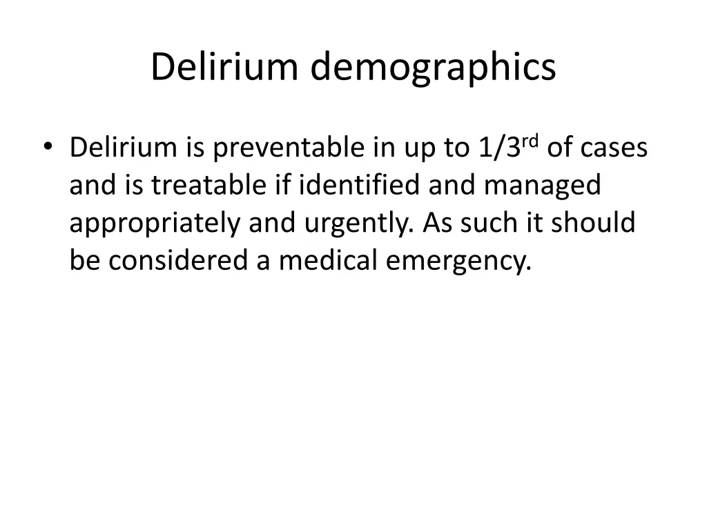 delirium demographics 2