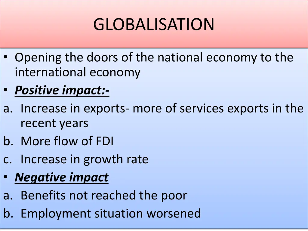 globalisation