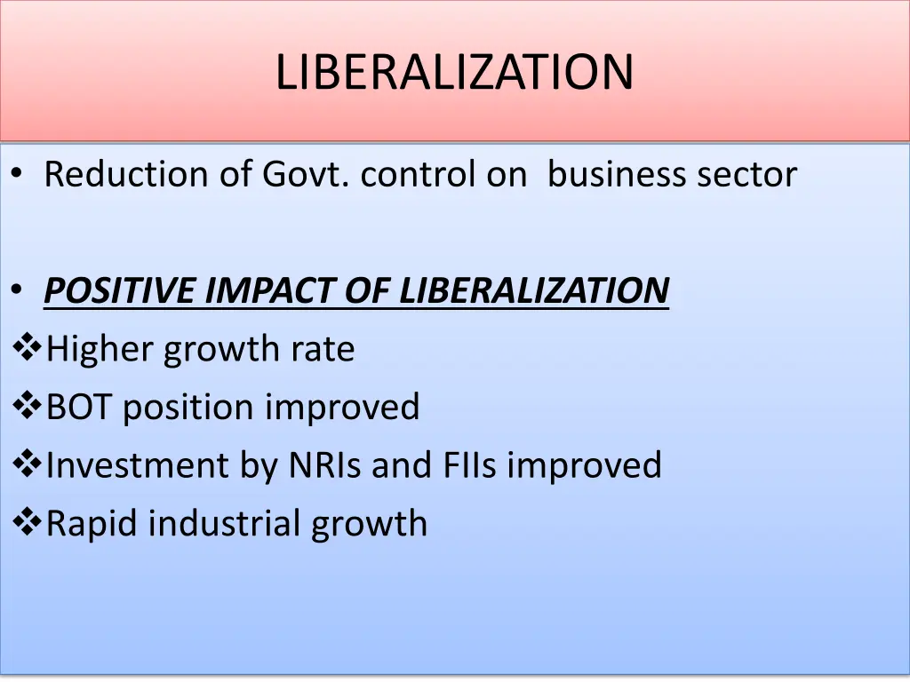 liberalization