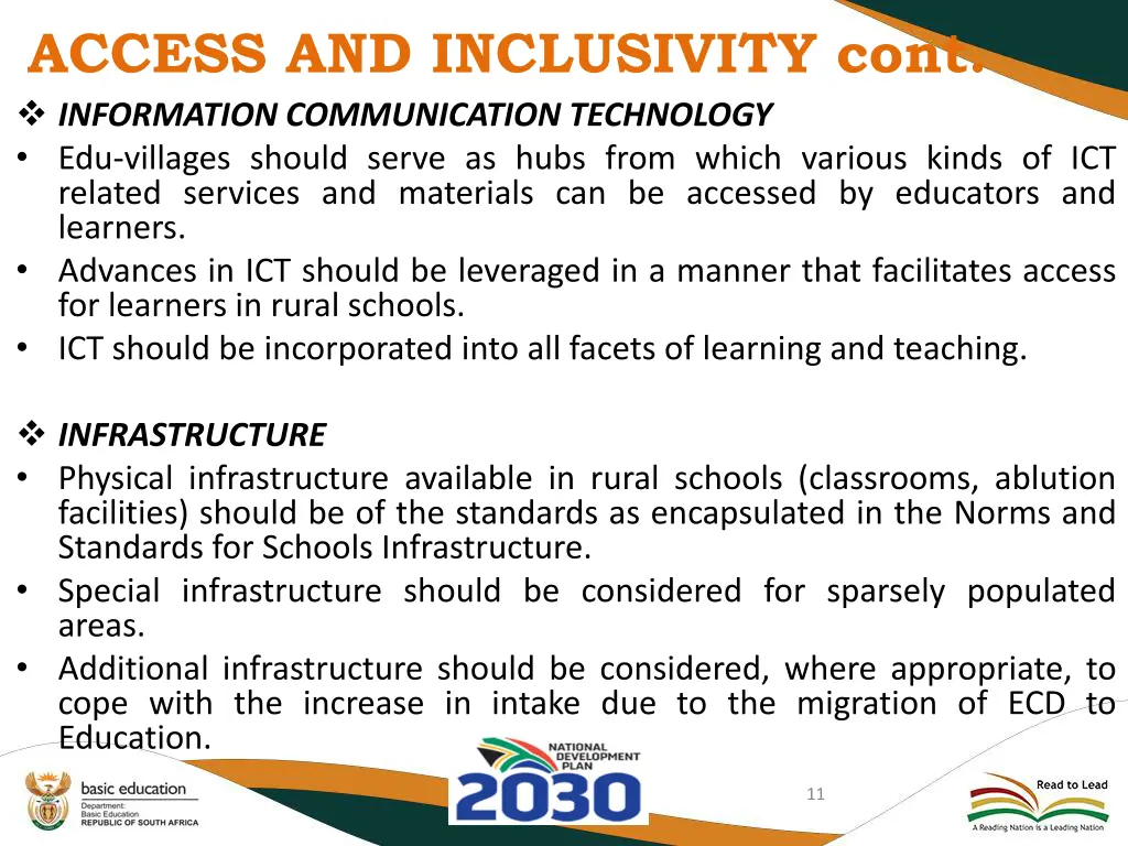 access and inclusivity cont information