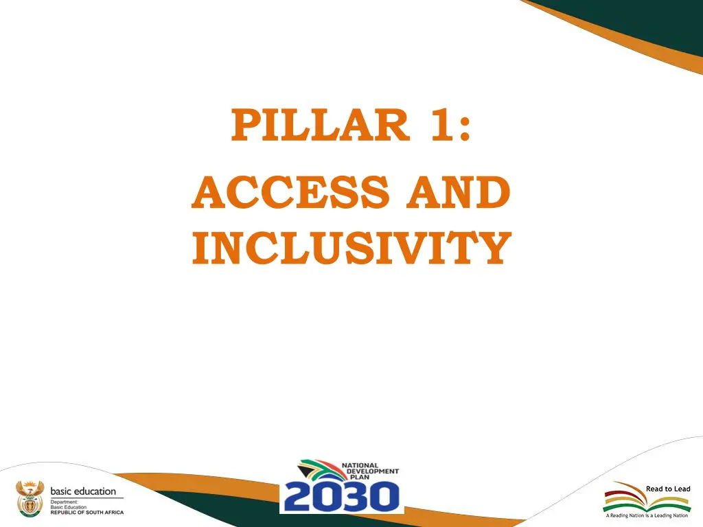 pillar 1 access and inclusivity