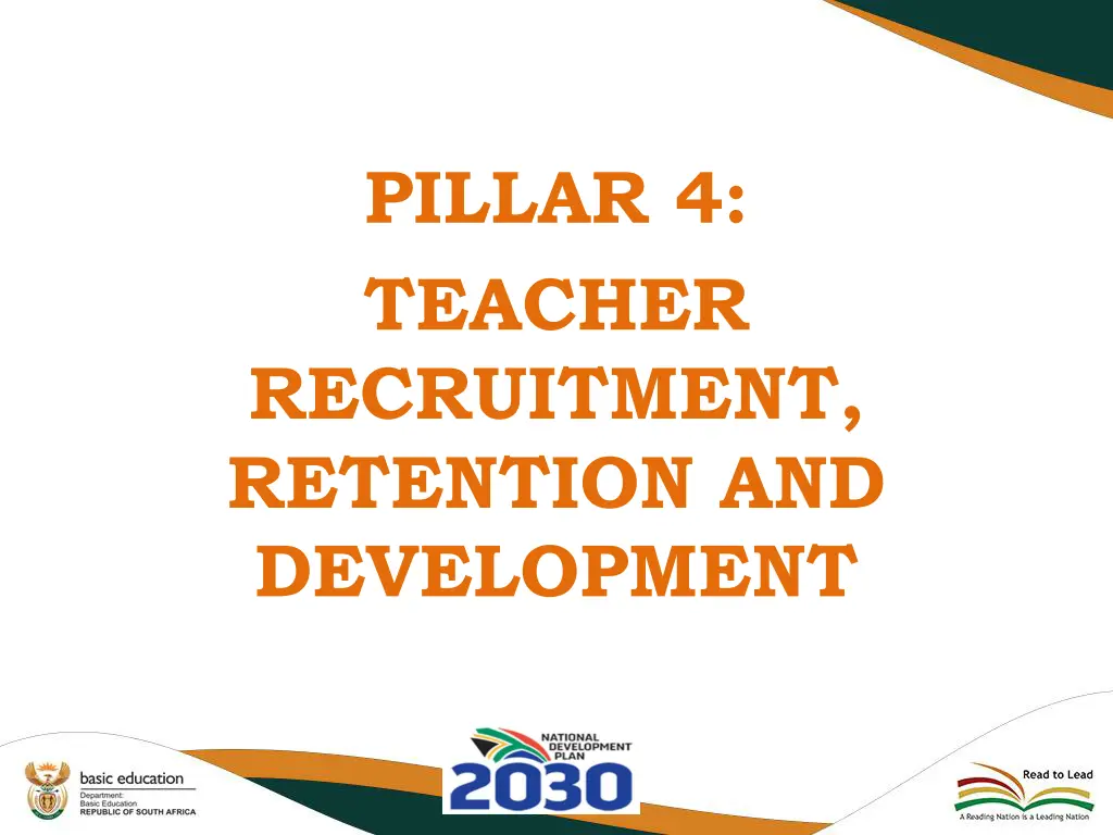 pillar 4 teacher recruitment retention