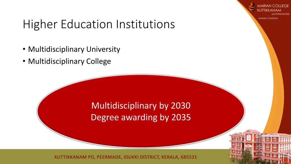 higher education institutions