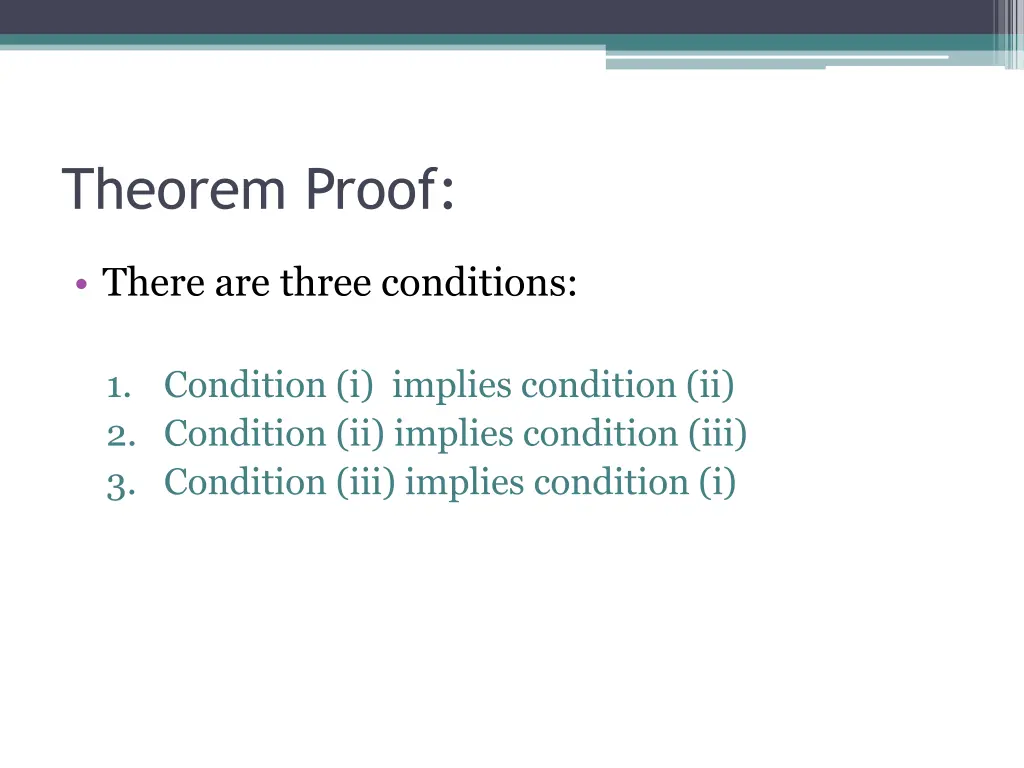 theorem proof