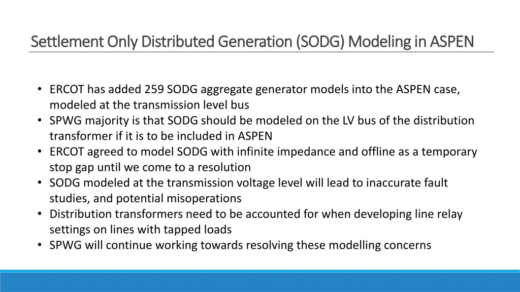 settlement only distributed generation sodg