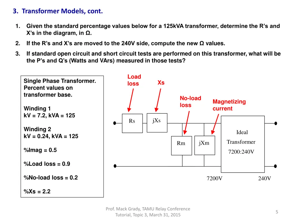 3 transformer models cont 3