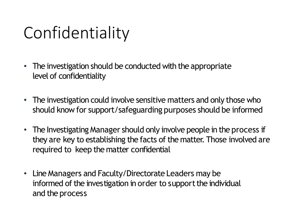 confidentiality