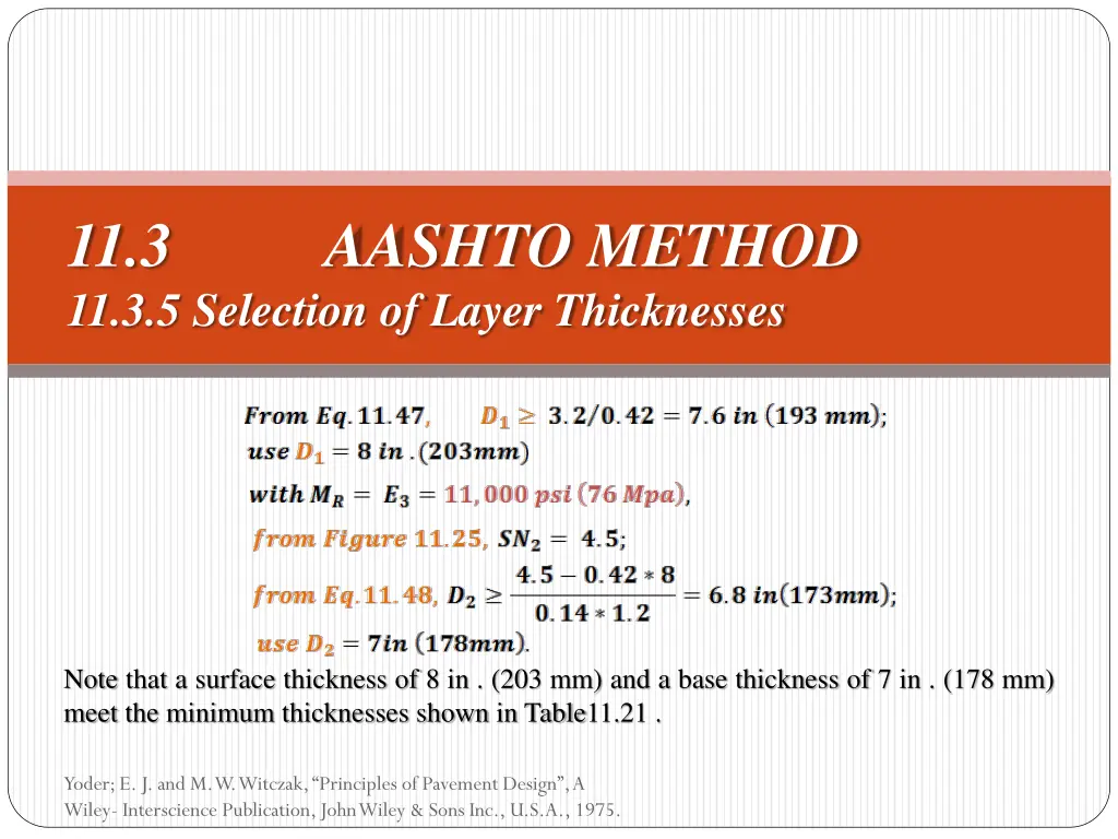 11 3 aashto method 11 3 5 selection of layer 6