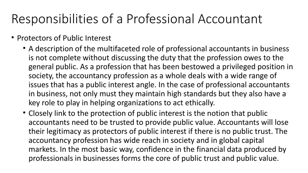 responsibilities of a professional accountant 2