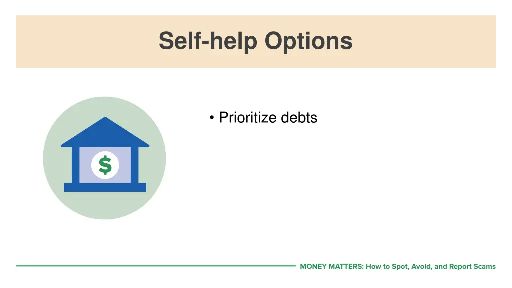 self help options 1