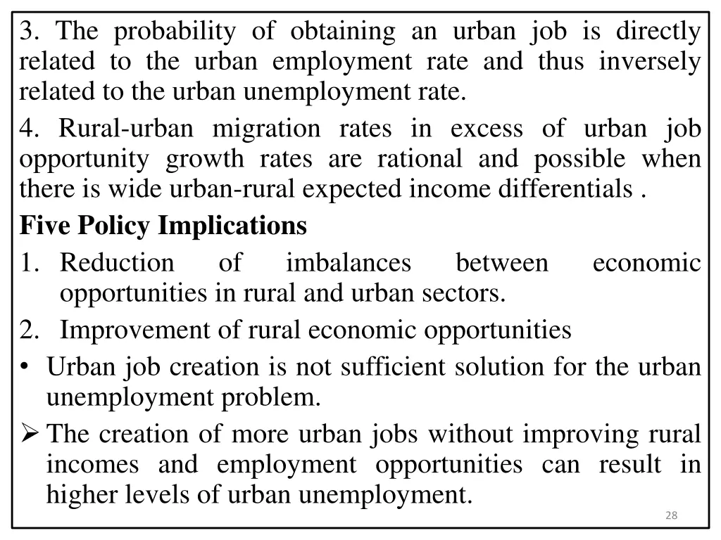 3 the probability of obtaining an urban