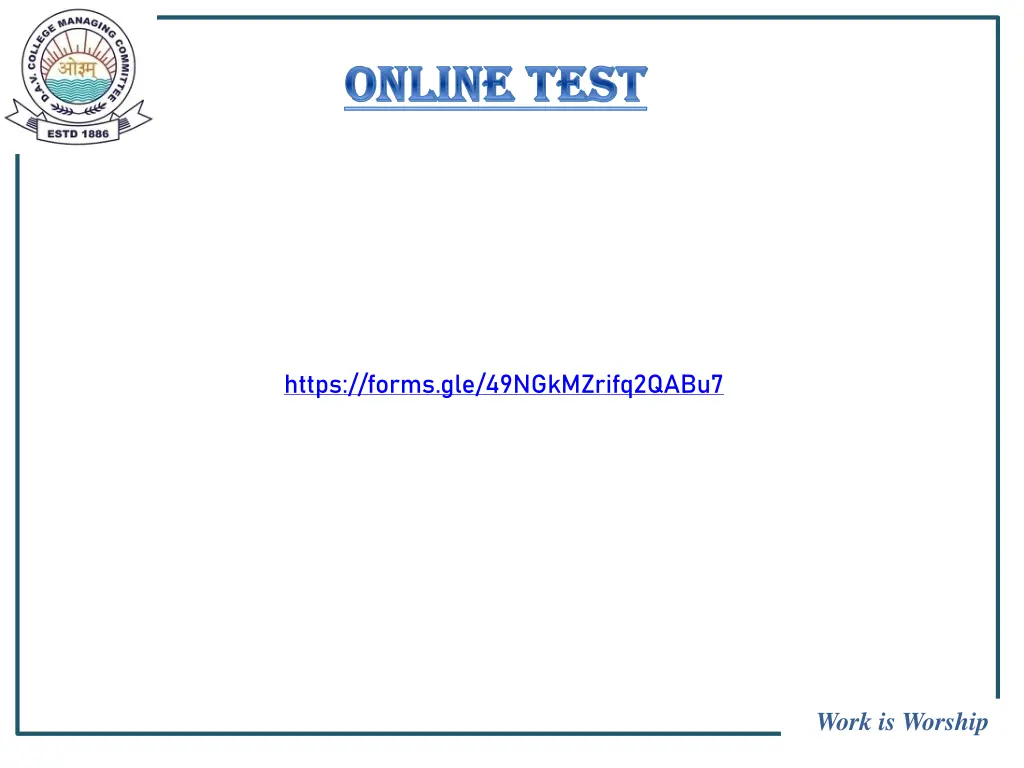 online test online test