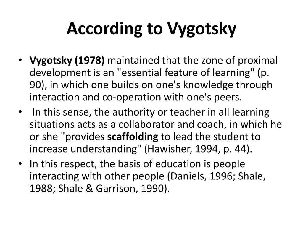 according to vygotsky 1