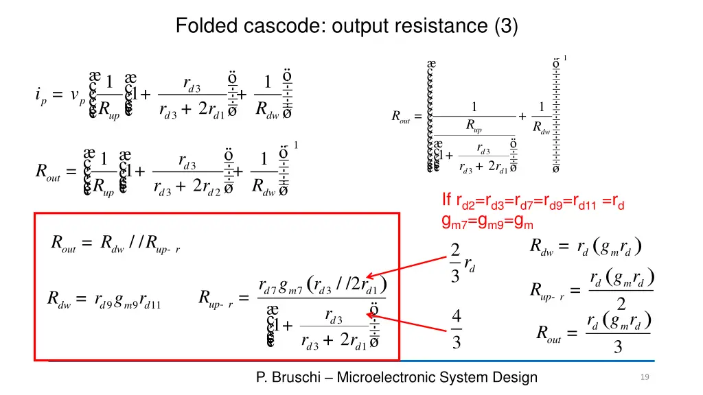 folded cascode output resistance 3