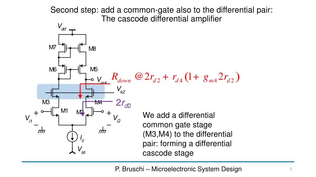 second step add a common gate also