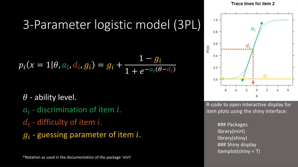 3 parameter logistic model 3pl