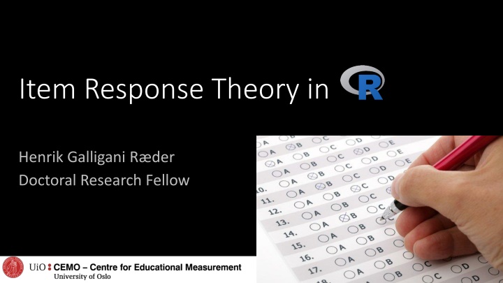 item response theory in