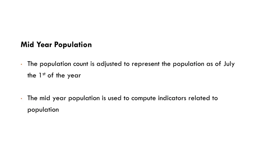 mid year population