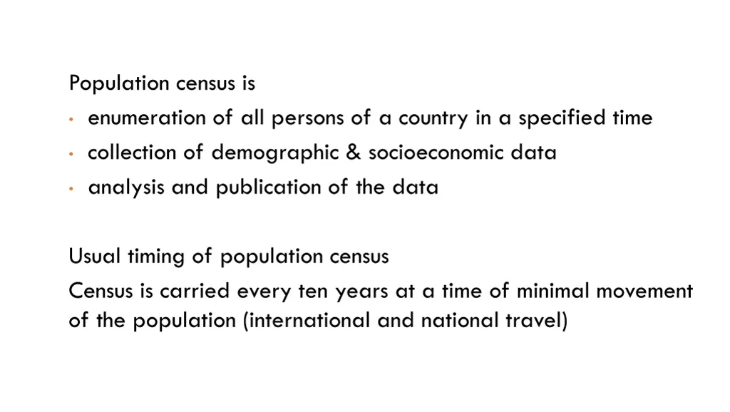 population census is