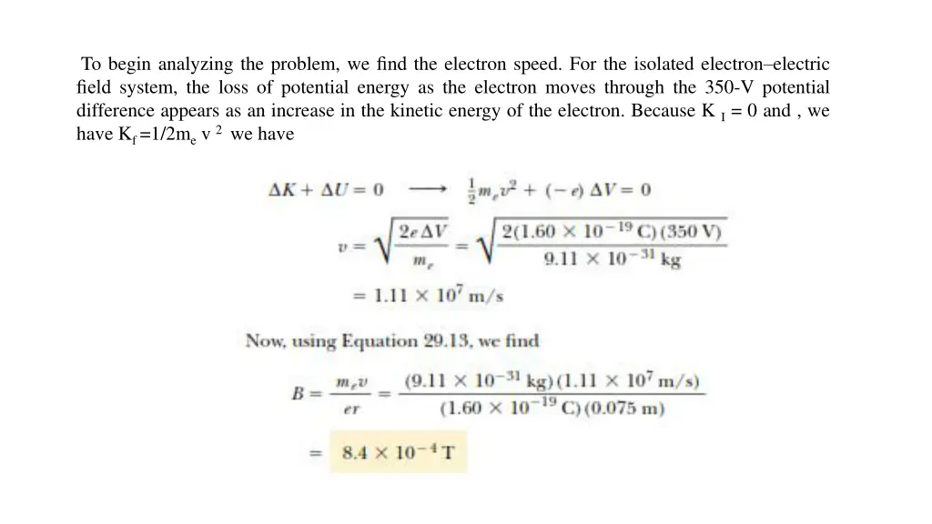 to begin analyzing the problem we find