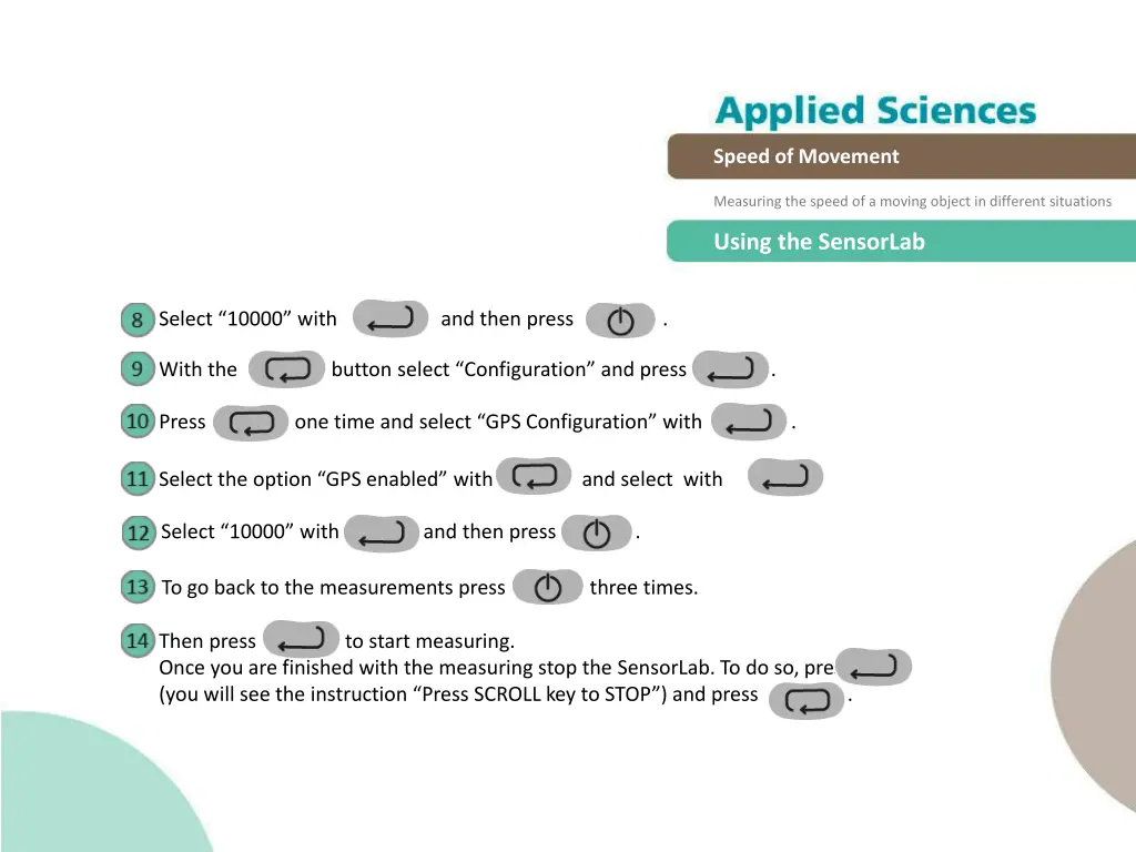 speed of movement 11