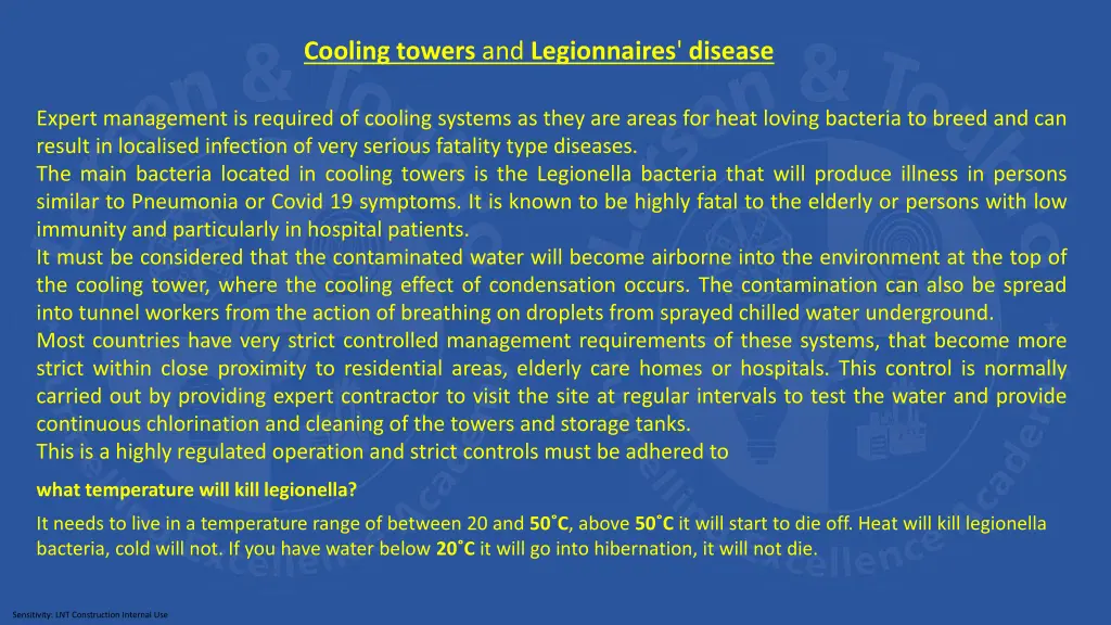 cooling towers and legionnaires disease