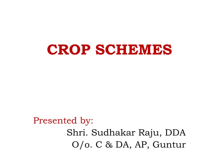 crop schemes