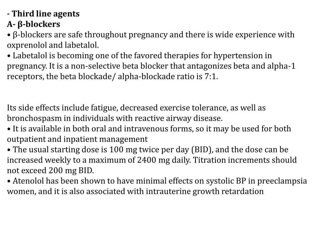 third line agents a blockers blockers are safe